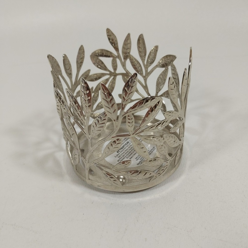 SILVER BRANCHES ~ SINGLE WICK CANDLE‎ HOLDER ~ Bath & Body Works
